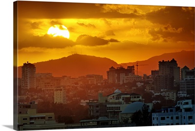 Sunset over Santo Domingo