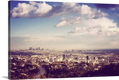 Sunshine and clouds, City Of Los Angeles, Hollywood