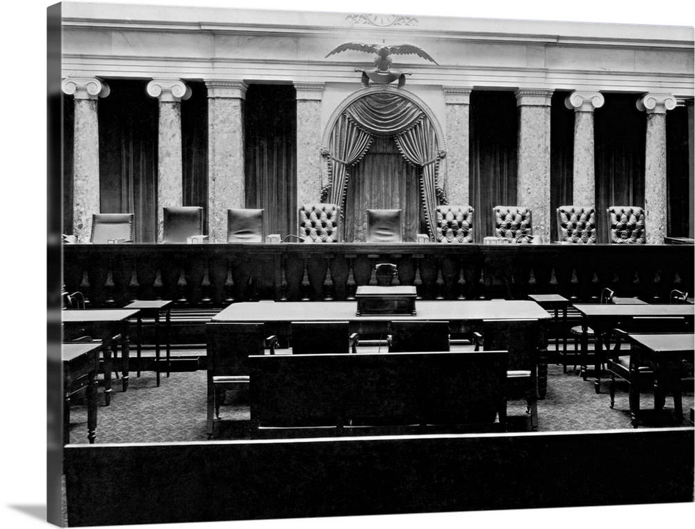 The old Supreme Court Room in the U. S. Capitol. Washington D. C.. | Location: U. S. Capitol, Washington D.C., USA.