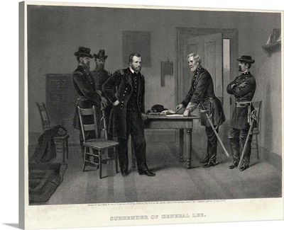 Surrender Of General Lee Illustration