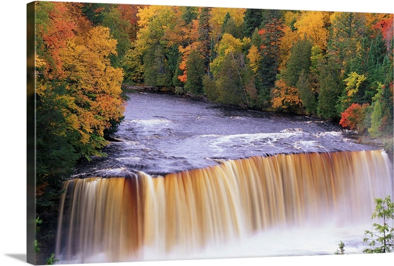 Tahquamenon Falls In Autumn | Great Big Canvas