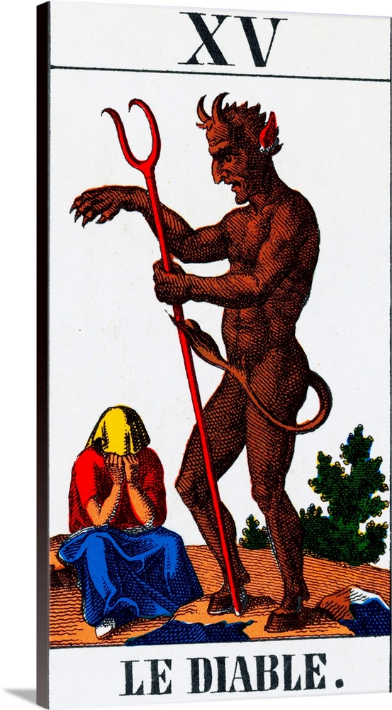 Tarot Card Depicting the Devil