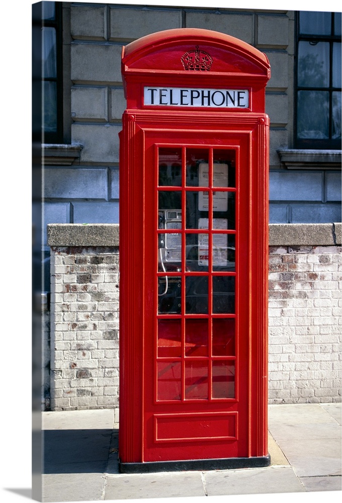 Telephone booth, London, England