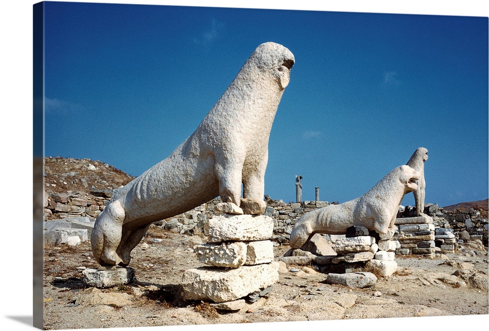 Terrace Of The Lions At Delos