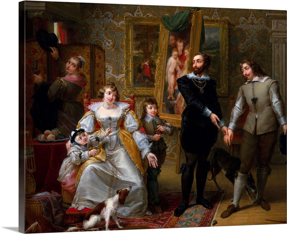 The Artist Rubens Introducing Brouwer To His Wife By Louis Du Pasquier Wall  Art, Canvas Prints, Framed Prints, Wall Peels | Great Big Canvas