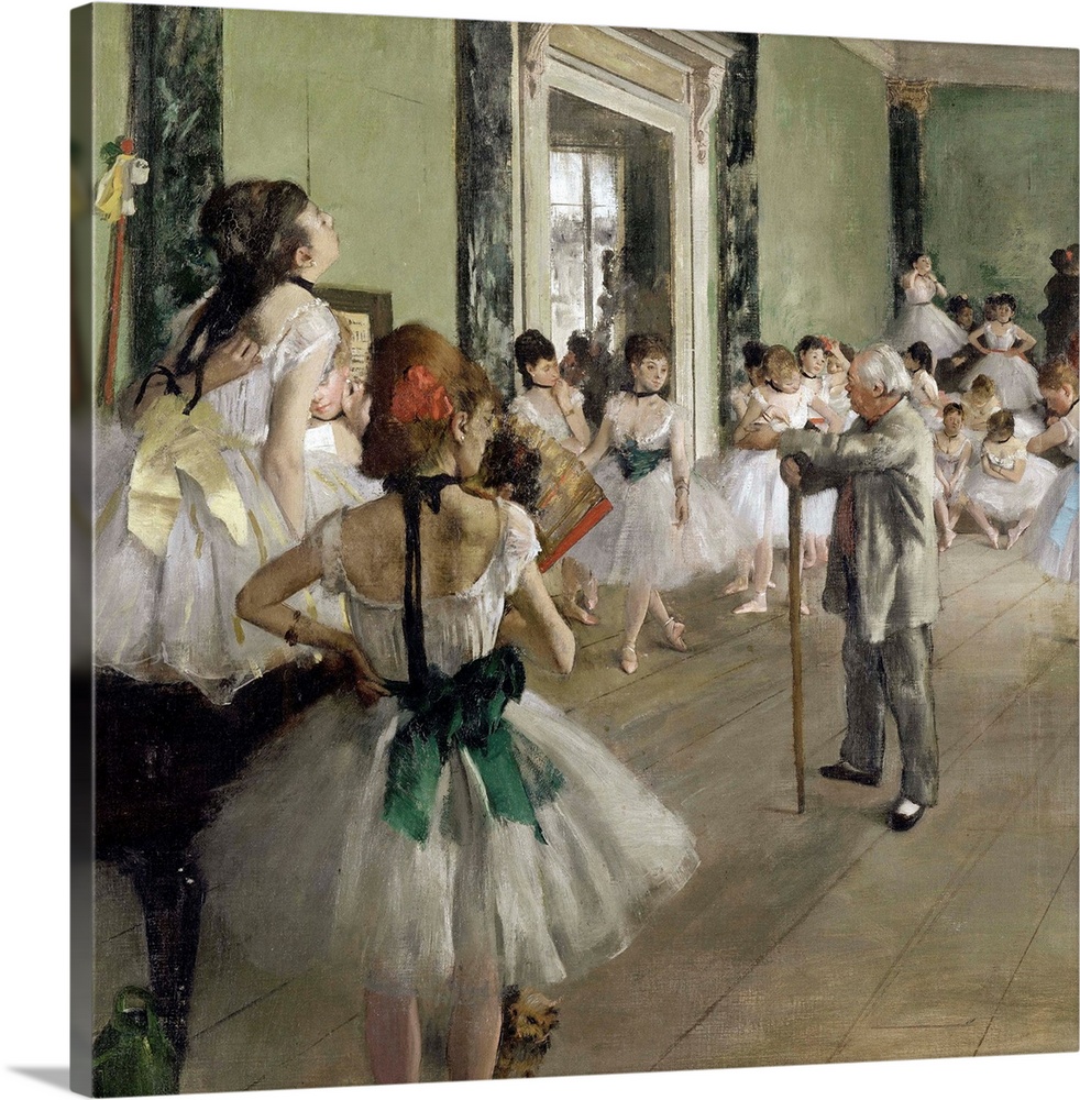 Edgar Degas, The Ballet Class, 1875, oil on canvas