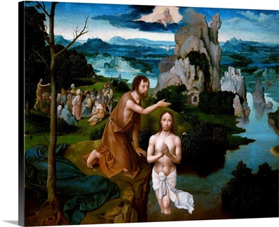 The Baptism Of Christ By Joachim Patinir