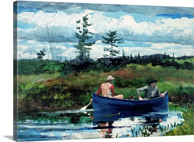 The Blue Boat By Winslow Homer