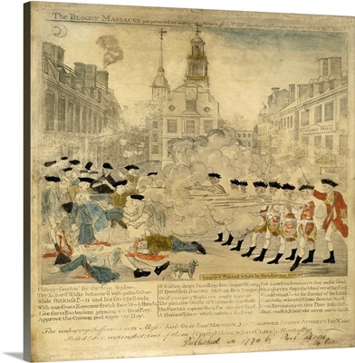 The Boston Massacre Engraving By Paul Revere