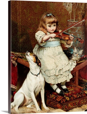 The Broken String By Charles Burton Barber