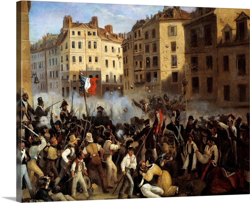 The Charter or Death - Days of July, Revolution of 1830 | Great Big Canvas