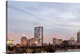 image thumbnail of The city of Boston from Charles River at dusk