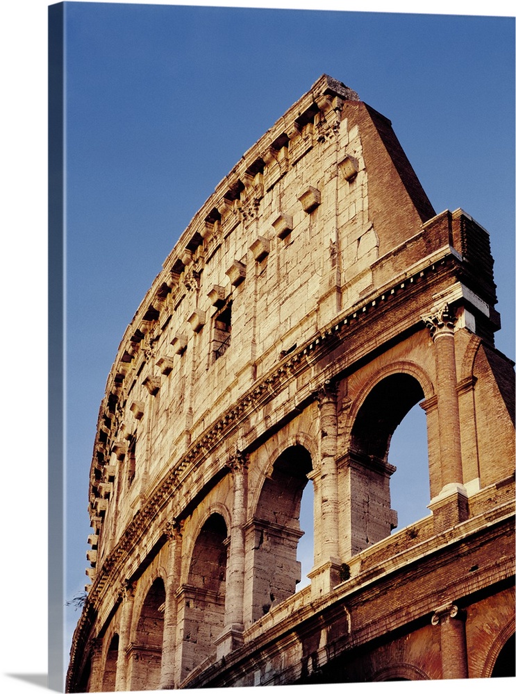 Italy,Lazio,Rome,The Colosseum at sunset