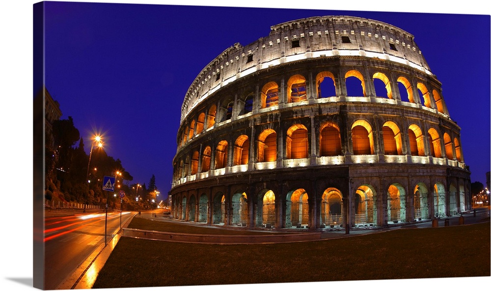 'The Colosseum in Rome, Italy'