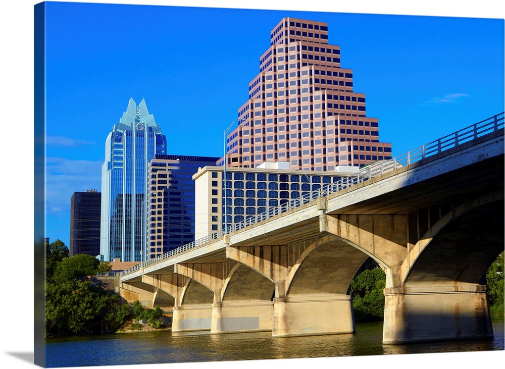 Skyscrapers of Downtown Austin and Colorado River