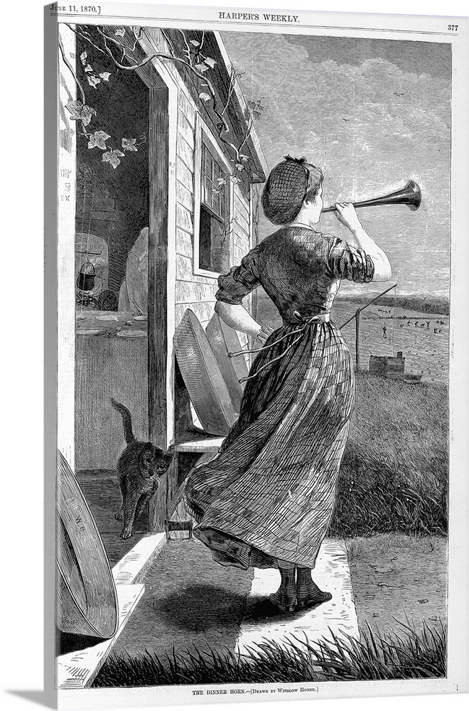 The Dinner Horn. Drawn