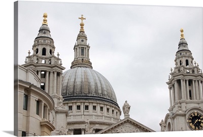 The dome of St. Paul's Cathedral, designed by Sir Christopher Wren