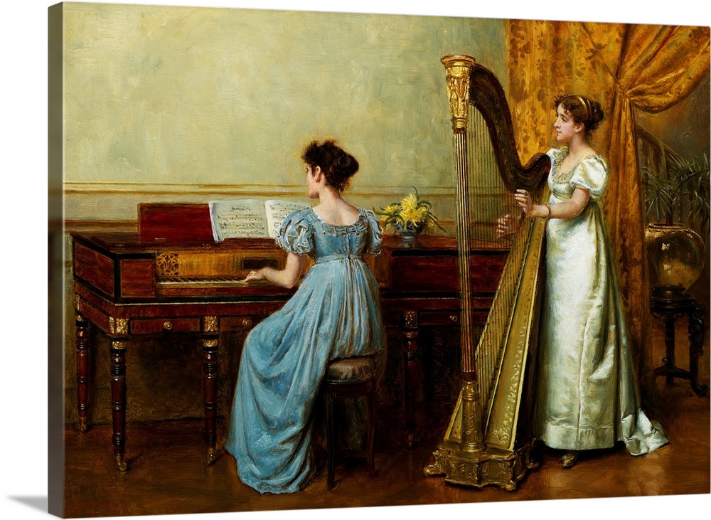 The Duet By George Goodwin Kilburne