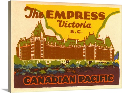 The Empress Luggage Label