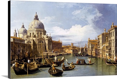 The Entrance To The Grand Canal By Canaletto