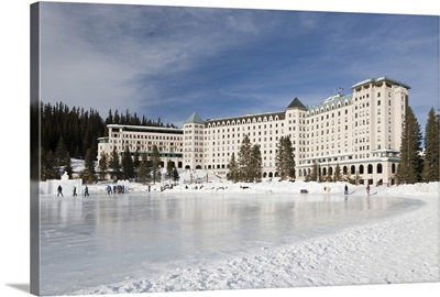 The Fairmont Hotel in Lake Louise, Banff National Park, Canada