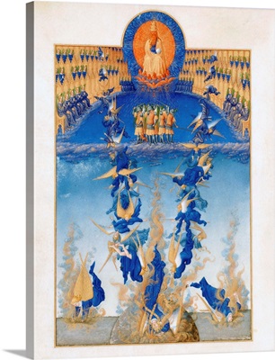 The Fall Of The Rebel Angels From The Tres Riches Heures Du Duc De Berry