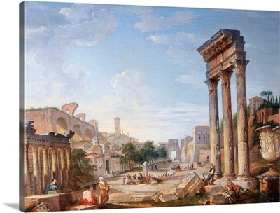 The Forum, Rome, Italy by Giovanni Paolo Panini