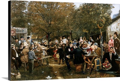 The Garden Party By Johann Michael Kupfer