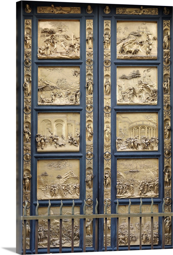 14251452. Cast bronze. Baptistry, Florence, Italy.