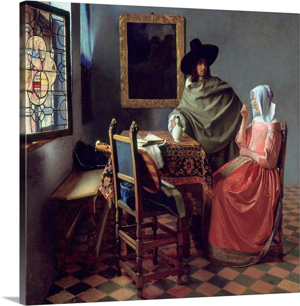 Circa 1661. Oil on canvas. 79.6 x 67.7 cm (31.3 x 26.7 in). Gemaldegalerie, Berlin, Germany.