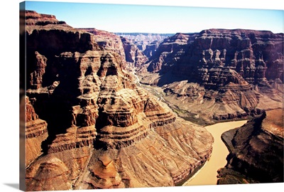 The Grand Canyon and the red Colorado River