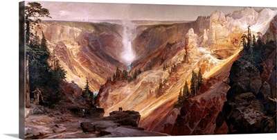 The Grand Canyon Of The Yellowstone By Thomas Moran