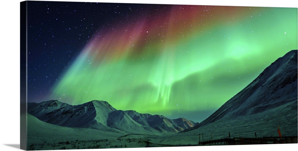 The Great BarrierAfter waiting in -53C temperature at Atigun Pass-Dalton Highway-Alaska, the aurora has finally danced.
