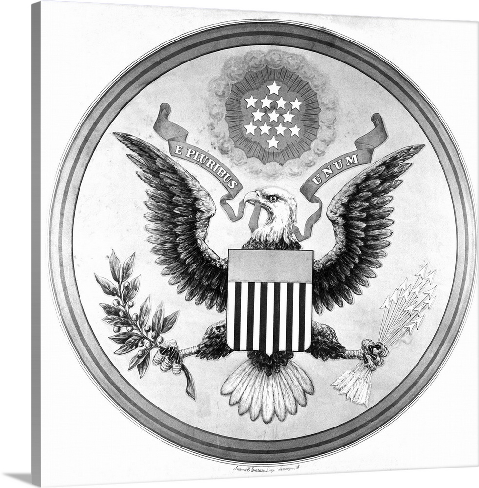 The Great Seal of the United States. Andrew B. Graham, n.d. Lithograph.