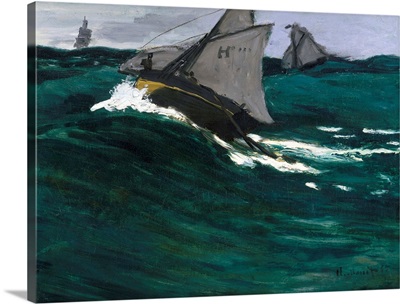 The Green Wave By Claude Monet