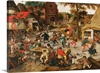 The Kermesse Of St. George By Pieter Brueghel The Younger