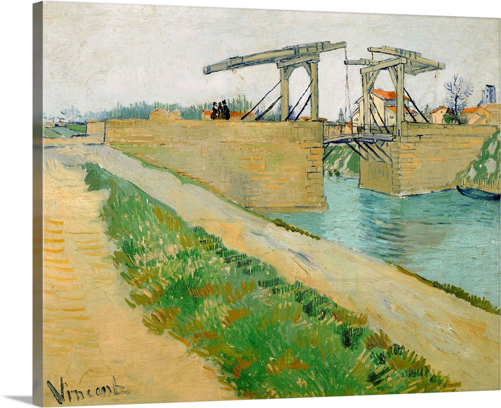 Vincent van Gogh (Dutch, 1853-1890), The Langlois Bridge, 1888. Oil on canvas, 74 x 59.5 cm (29.1 x 23.4 in). Van Gogh Mus...