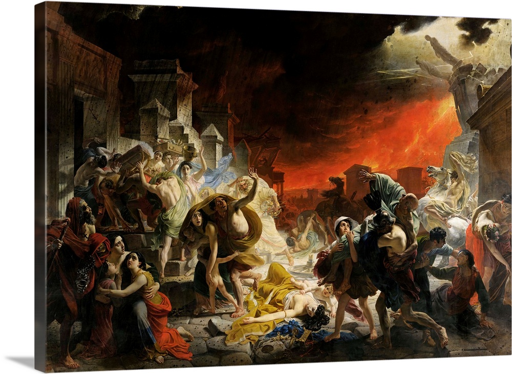 Karl Briullov (Russian, 17991852), The Last Day of Pompeii , 1830-33, oil on canvas, 456.5 x 651 cm (179.7 x 256.3 in), St...