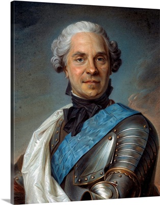 The Marshal de Saxe by Maurice-Quentin de La Tour