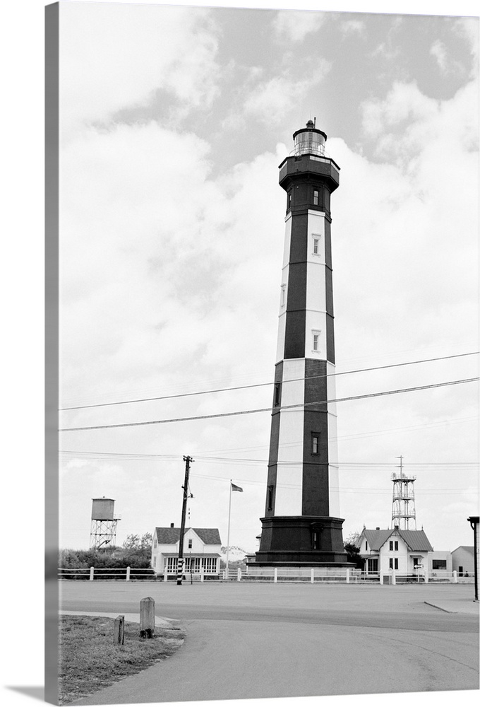 The new Cape Henry lighthouse in Virginia Beach City, built in 1879. | Location: Virginia Beach City, Virginia, USA.