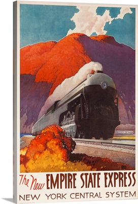 The New Empire State Express, New York Central System Rail Poster
