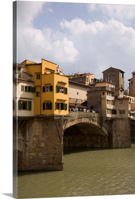 The oldest bridge in Florence, Italy, Ponte Vecchio