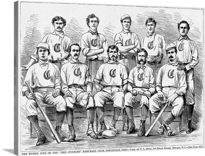 The Picked Nine of the Red Stocking Baseball Club, Cincinnati, Ohio. (Photo)