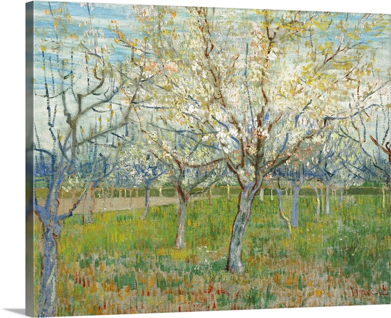 The Pink Orchard By Vincent Van Gogh Wall Art, Canvas Prints, Framed ...