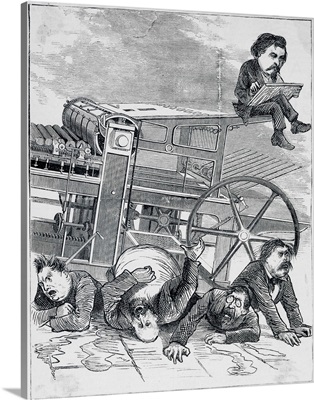 The Power of the Press, Political Cartoon