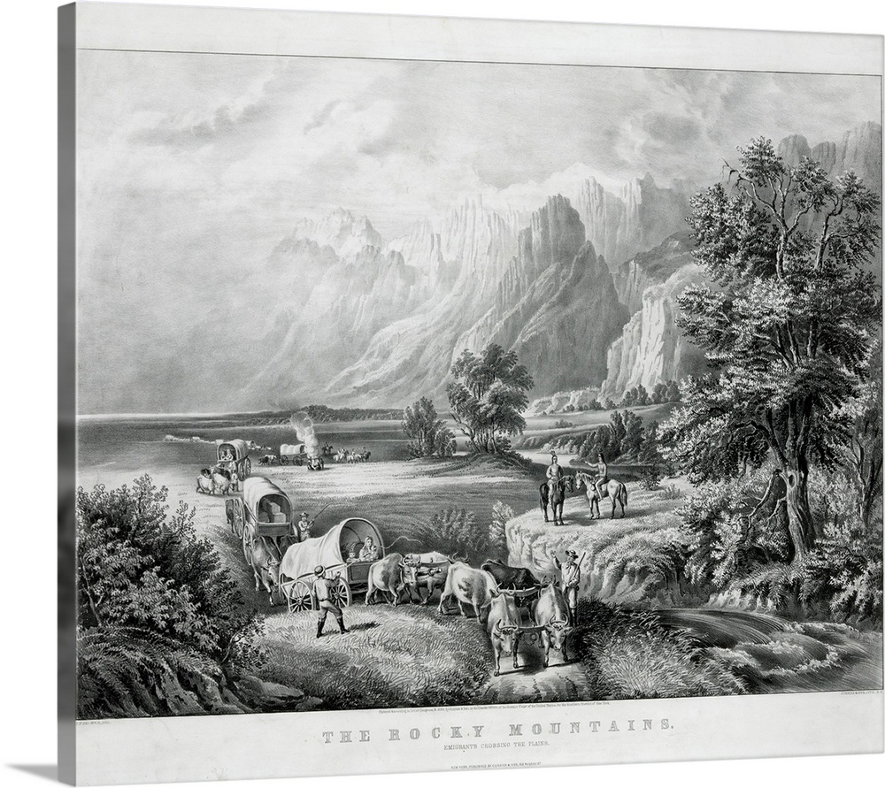 1866, Frances F. Palmer, engraving, private collection.