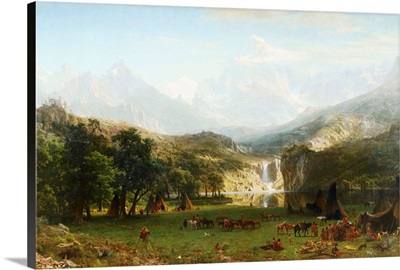 The Rocky Mountains, Lander's Peak By Albert Bierstadt