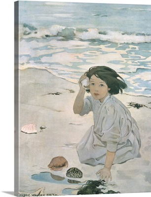The Senses: Hearing By Jessie Willcox Smith