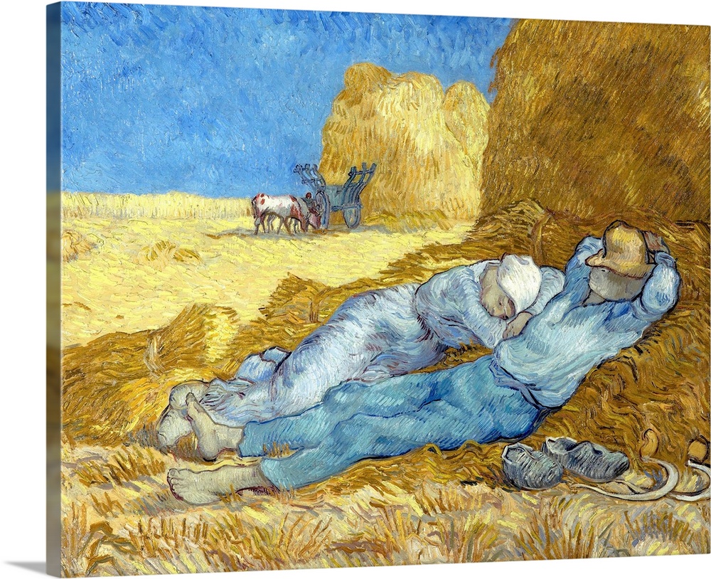 Vincent van Gogh (Dutch, 1853-1890), The Siesta (after Millet), December 1889-January 1890, oil on canvas, 73 x 91 cm, Mus...
