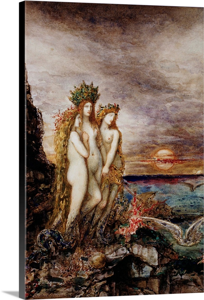 The Sirens By Gustave Moreau